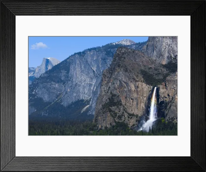 Framed Print : Bridesveil Falls with rainbow, Yosemite National Park, UNESCO World Heritage Site Framed Print : Bridesveil Falls with rainbow, Yosemite National Park, UNESCO World Heritage Site