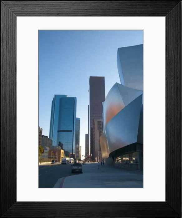 Framed Print : Walt Disney Concert Hall, Downtown, Los Angeles, California, United States of America Framed Print : Walt Disney Concert Hall, Downtown, Los Angeles, California, United States of America