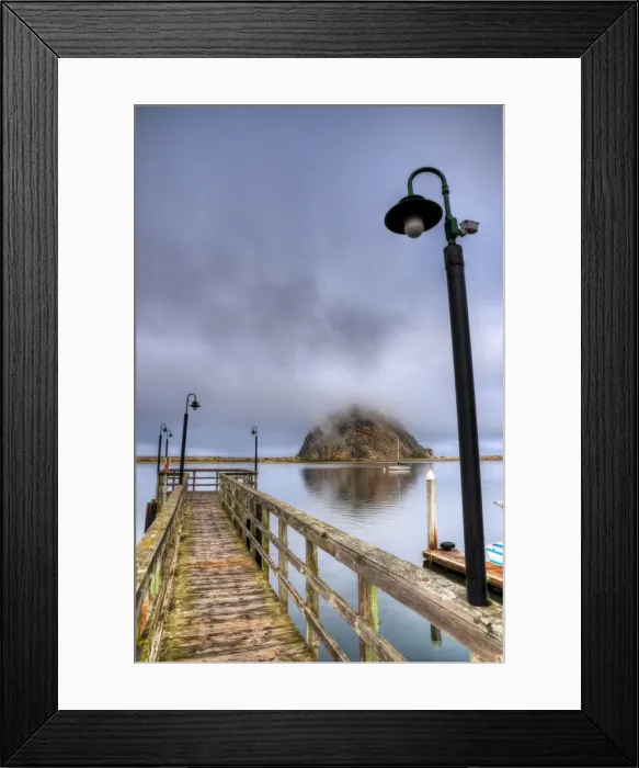 Framed Print : Morro Bay, California, United States of America, North America Framed Print : Morro Bay, California, United States of America, North America
