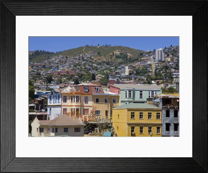 Framed Print : Cerro Concepcion, UNESCO World Heritage Site, Valparaiso, Chile, South America Framed Print : Cerro Concepcion, UNESCO World Heritage Site, Valparaiso, Chile, South America