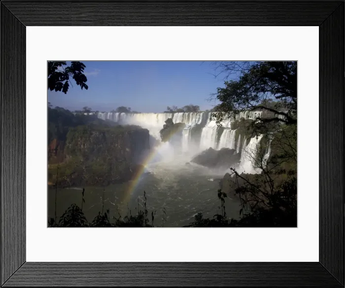 Framed Print : Iguassu Falls from the Argentinian side, UNESCO World Heritage Site, Argentina Framed Print : Iguassu Falls from the Argentinian side, UNESCO World Heritage Site, Argentina