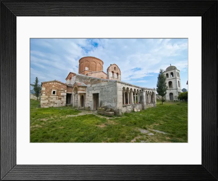 Framed Print : Basillica in the Roman ruins of Apolonia, Albania, Europe Framed Print : Basillica in the Roman ruins of Apolonia, Albania, Europe
