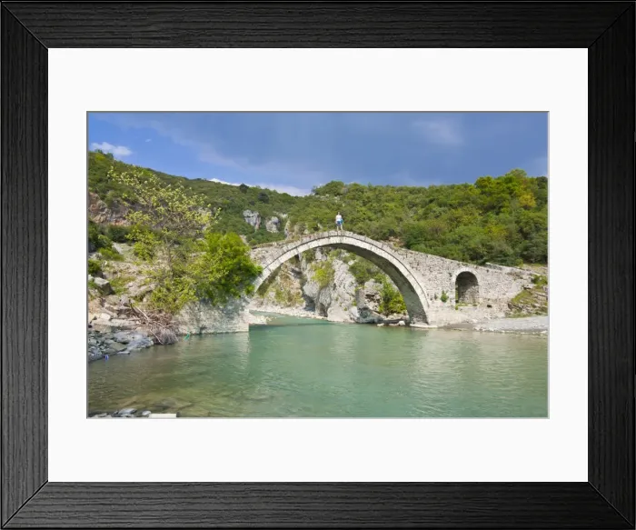 Framed Print : Roman bridge of Benja, Albania, Europe Framed Print : Roman bridge of Benja, Albania, Europe