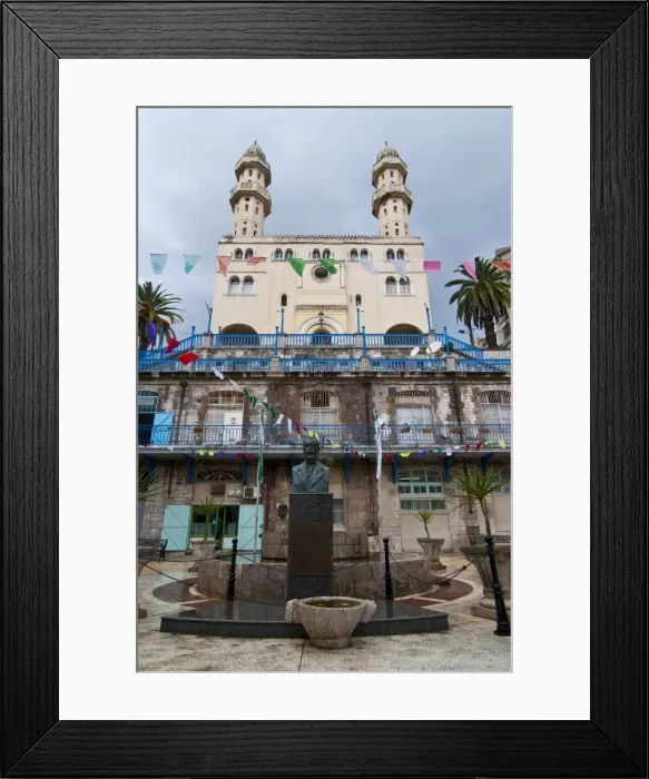 Framed Print : Mosque Sidi-Mouhoub, Bejaia, Kabylia, Algeria, North Africa, Africa Framed Print : Mosque Sidi-Mouhoub, Bejaia, Kabylia, Algeria, North Africa, Africa