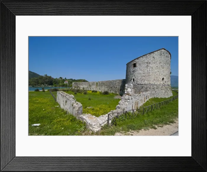 Framed Print : Venzian Triangle castle near Butrint, Albania, Europe Framed Print : Venzian Triangle castle near Butrint, Albania, Europe