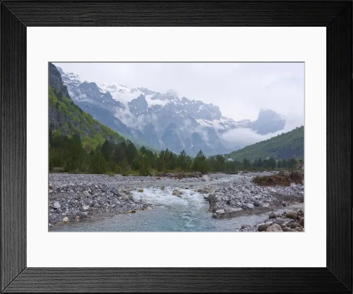 Framed Print : Thethi in the Albanian Alps, Albania, Europe Framed Print : Thethi in the Albanian Alps, Albania, Europe