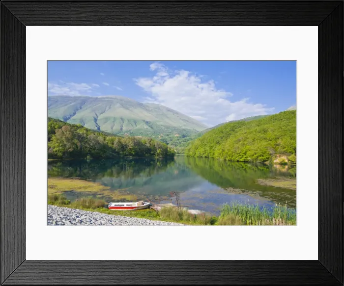 Framed Print : Natural spring Syri kalter, Albania, Europe Framed Print : Natural spring Syri kalter, Albania, Europe