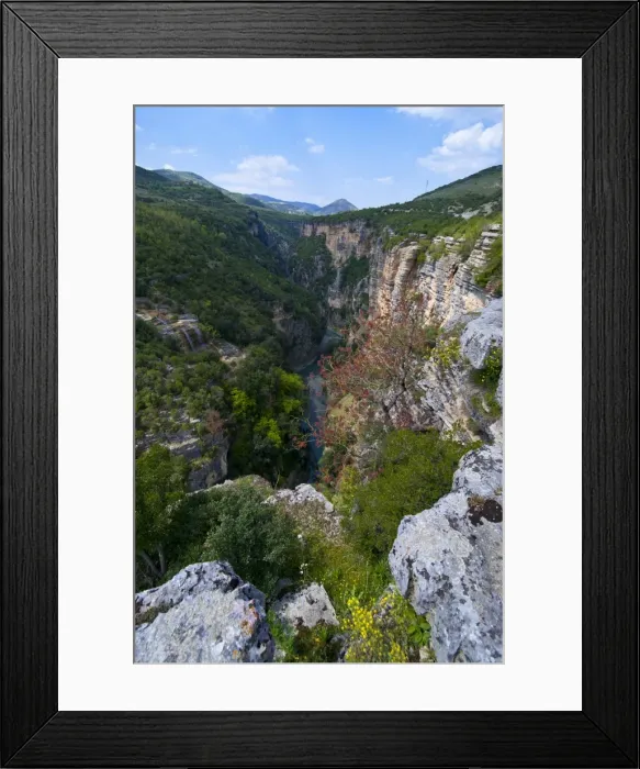 Framed Print : Osum Gorge near Berat, Albania, Europe Framed Print : Osum Gorge near Berat, Albania, Europe