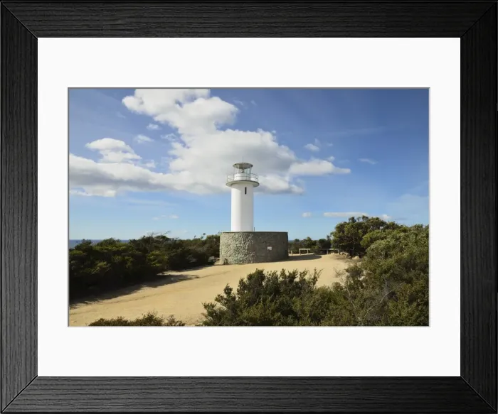 Framed Print : Lighthouse, Cape Tourville, Freycinet National Park, Freycinet Peninsula Framed Print : Lighthouse, Cape Tourville, Freycinet National Park, Freycinet Peninsula