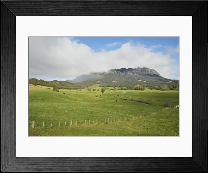 Framed Print : Mount Roland seen from Paradise, Tasmania, Australia, Pacific Framed Print : Mount Roland seen from Paradise, Tasmania, Australia, Pacific