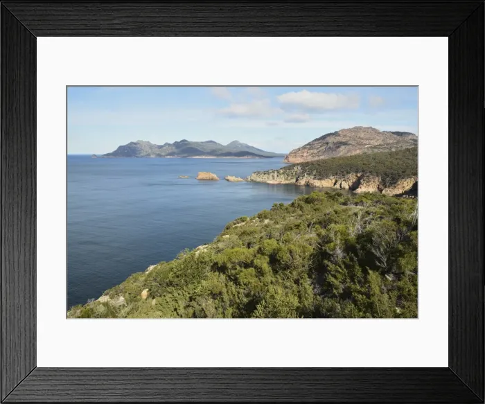 Framed Print : Cape Tourville, Freycinet National Park, Freycinet Peninsula, Tasmania