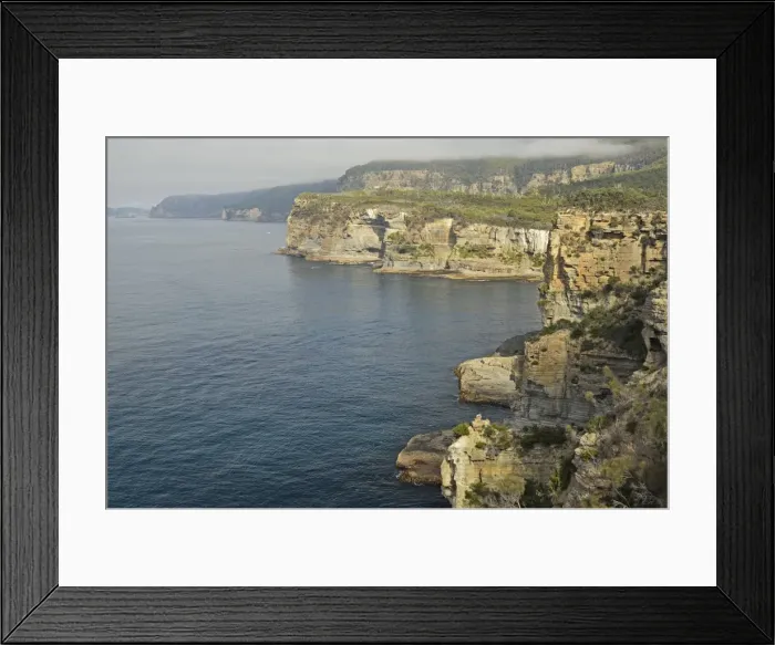 Framed Print : View of Waterfall Bay, Tasman Peninsula, Tasmania, Australia, Pacific