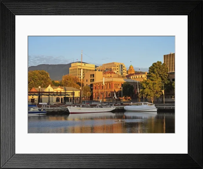 Framed Print : Sullivans Cove, Hobart, Tasmania, Australia, Pacific Framed Print : Sullivans Cove, Hobart, Tasmania, Australia, Pacific