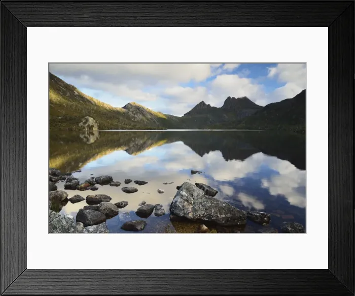 Framed Print : Cradle Mountain and Dove Lake, Cradle Mountain-Lake St. Clair National Park Framed Print : Cradle Mountain and Dove Lake, Cradle Mountain-Lake St. Clair National Park