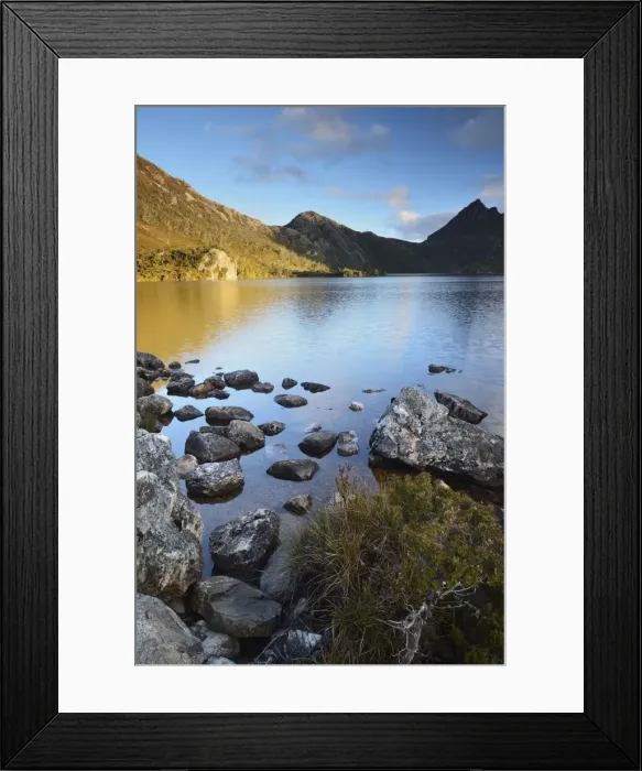 Framed Print : Cradle Mountain and Dove Lake, Cradle Mountain-Lake St. Clair National Park Framed Print : Cradle Mountain and Dove Lake, Cradle Mountain-Lake St. Clair National Park