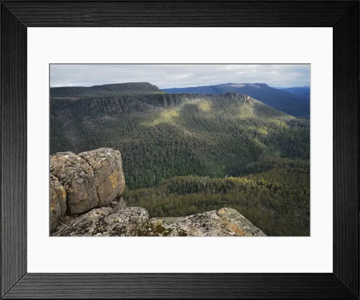 Framed Print : Devils Gullet, Great Western Tiers, Tasmania, Australia, Pacific Framed Print : Devils Gullet, Great Western Tiers, Tasmania, Australia, Pacific