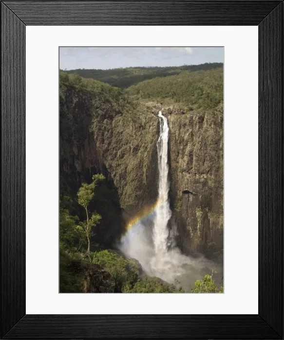 Framed Print : Wallaman Falls 268m drop, the tallest in Australia, Ingham, Queensland Framed Print : Wallaman Falls 268m drop, the tallest in Australia, Ingham, Queensland