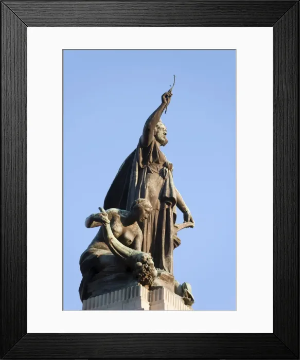 Framed Print : Monumento a los dos Congresos, at the National Congress Building, Plaza del Congreso Framed Print : Monumento a los dos Congresos, at the National Congress Building, Plaza del Congreso