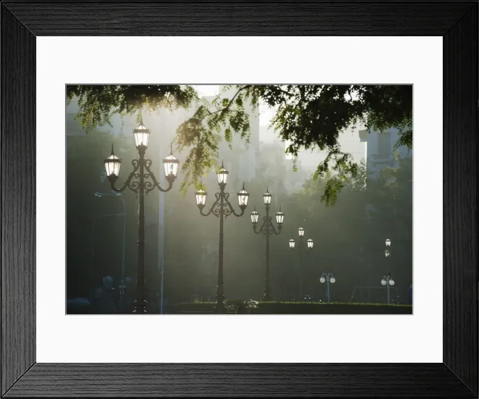 Framed Print : Street lamps, Buenos Aires, Argentina, South America Framed Print : Street lamps, Buenos Aires, Argentina, South America