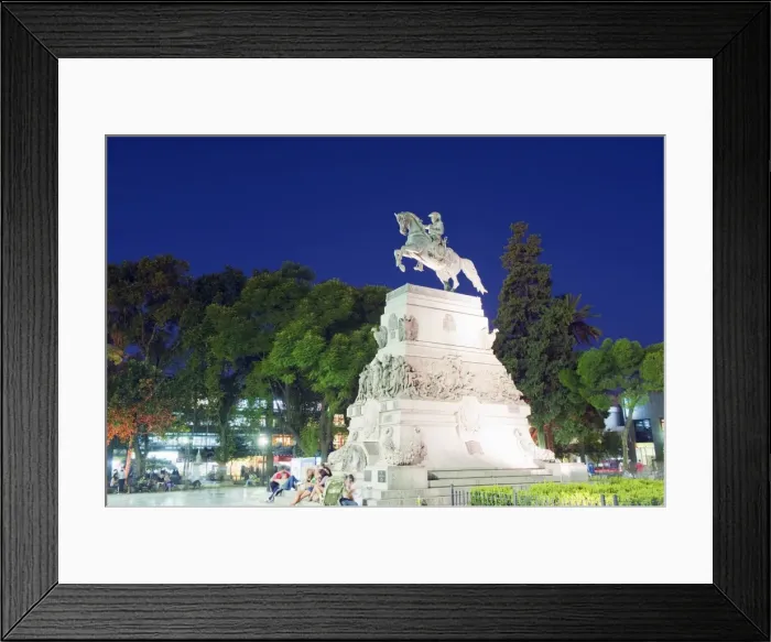 Framed Print : Statue of General Jose de San Martin, Plaza San Martin, Cordoba, Argentina, South America Framed Print : Statue of General Jose de San Martin, Plaza San Martin, Cordoba, Argentina, South America