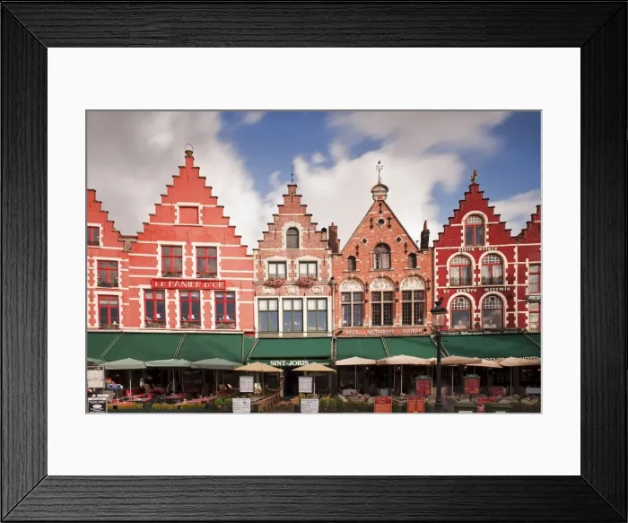 Framed Print : The Markt (Main Market Place), Bruges, Belgium, Europe Framed Print : The Markt (Main Market Place), Bruges, Belgium, Europe