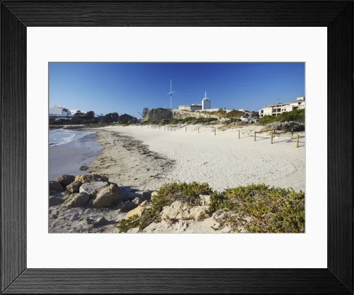 Framed Print : Bathers Beach and Round House, Fremantle, Western Australia, Australia, Pacific Framed Print : Bathers Beach and Round House, Fremantle, Western Australia, Australia, Pacific