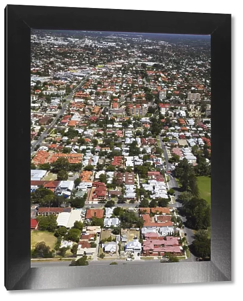 Aerial view of suburbs, Perth, Western Australia, Australia, Pacific