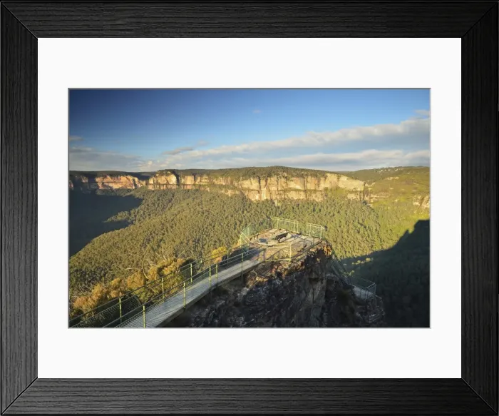 Framed Print : View of Grose Valley and Pulpit Rock, Blue Mountains, Blue Mountains National Park Framed Print : View of Grose Valley and Pulpit Rock, Blue Mountains, Blue Mountains National Park