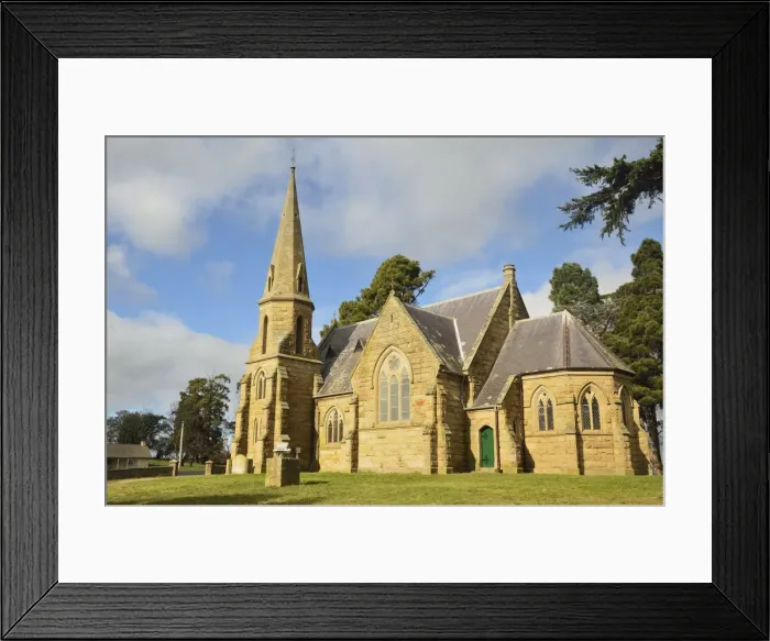 Framed Print : Uniting Church, Ross, Tasmania, Australia, Pacific