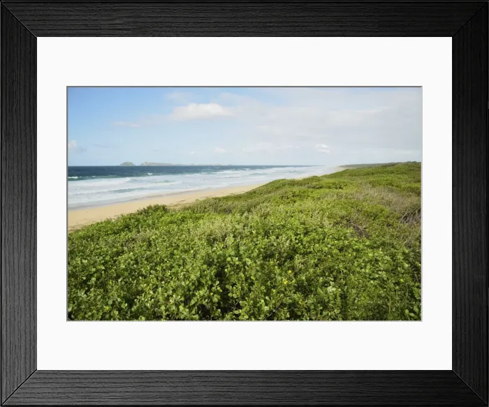 Framed Print : Beach at Hawks Nest, New South Wales, Australia, Pacific Framed Print : Beach at Hawks Nest, New South Wales, Australia, Pacific