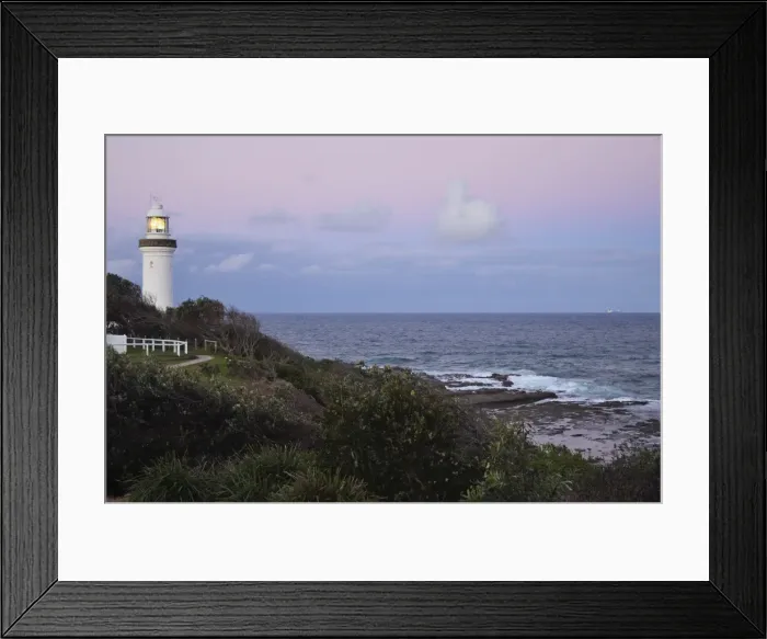 Framed Print : Sunset at Norah Head, New South Wales, Australia, Pacific Framed Print : Sunset at Norah Head, New South Wales, Australia, Pacific
