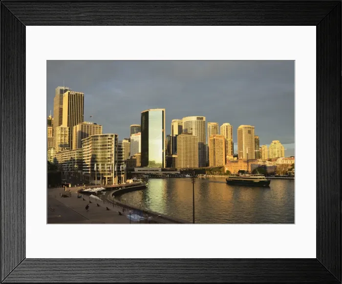 Framed Print : Circular Quay, Sydney Cove and city skyline, Sydney, New South Wales, Australia, Pacific Framed Print : Circular Quay, Sydney Cove and city skyline, Sydney, New South Wales, Australia, Pacific