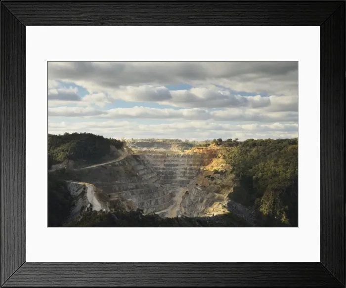 Framed Print : Limestone Quarry at Bungonia, New South Wales, Australia, Pacific Framed Print : Limestone Quarry at Bungonia, New South Wales, Australia, Pacific