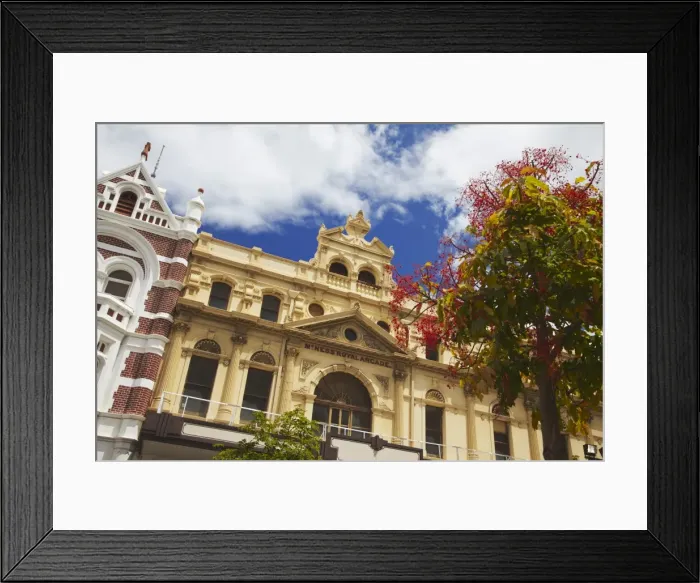 Framed Print : Colonial architecture in downtown Perth, Western Australia, Australia, Pacific Framed Print : Colonial architecture in downtown Perth, Western Australia, Australia, Pacific