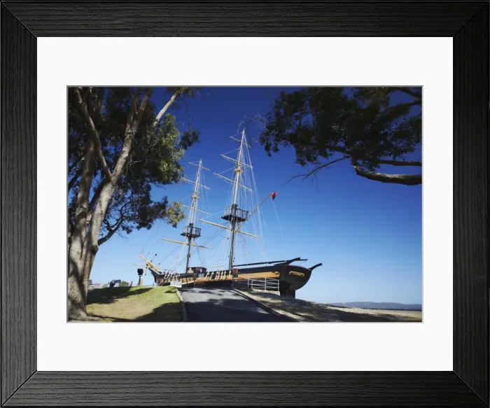 Framed Print : Full-scale replica of brig Amity, Albany, Western Australia, Australia, Pacific Framed Print : Full-scale replica of brig Amity, Albany, Western Australia, Australia, Pacific