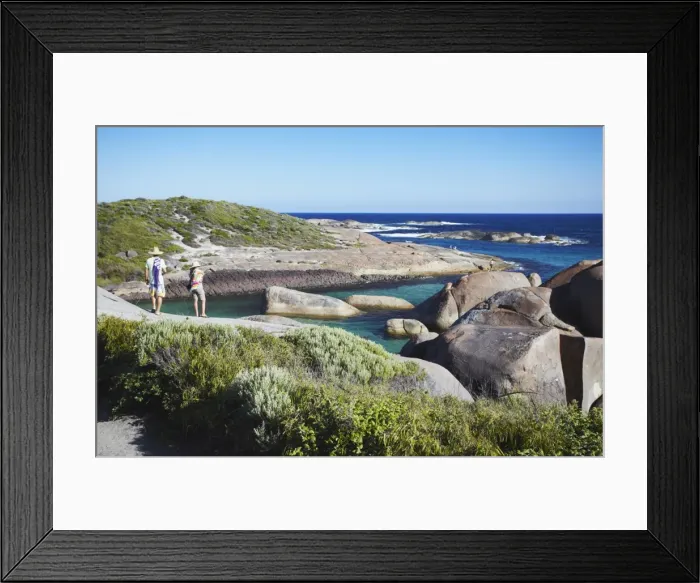 Framed Print : People at Elephant Rocks, Denmark, Western Australia, Australia, Pacific Framed Print : People at Elephant Rocks, Denmark, Western Australia, Australia, Pacific