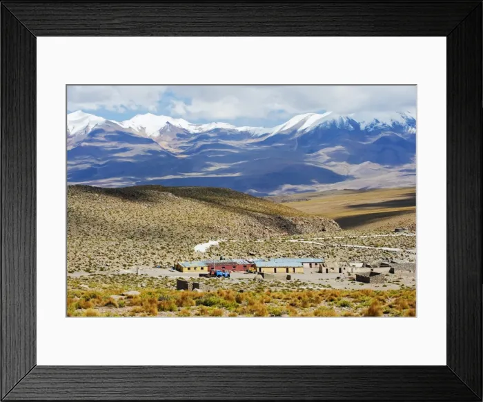 Framed Print : Settlement in the Altiplano, Bolivia, South America Framed Print : Settlement in the Altiplano, Bolivia, South America
