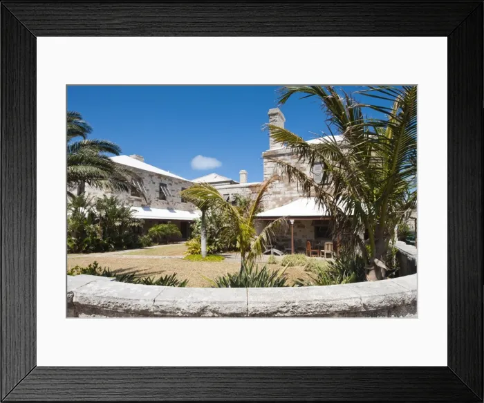 Framed Print : Dockyard Terrace at the Royal Naval Dockyard, Bermuda, Central America Framed Print : Dockyard Terrace at the Royal Naval Dockyard, Bermuda, Central America