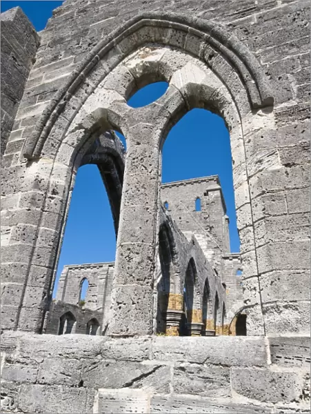 The unfinished church in St. Georges, Bermuda, Central America