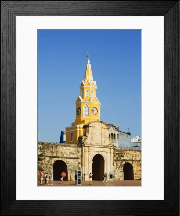 Framed Print : Od Town city wall and Puerto del Reloj, UNESCO World Heritage Site, Cartagena Framed Print : Od Town city wall and Puerto del Reloj, UNESCO World Heritage Site, Cartagena