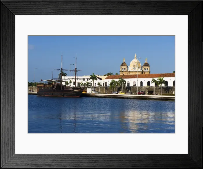 Framed Print : Harbour area, Old Town, UNESCO World Heritage Site, Cartagena, Colombia, South America Framed Print : Harbour area, Old Town, UNESCO World Heritage Site, Cartagena, Colombia, South America