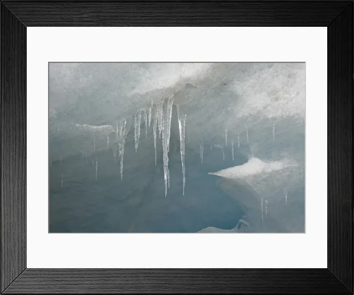 Framed Print : Icicles on the face of the Athabasca Glacier, Jasper National Park, UNESCO World Heritage Site Framed Print : Icicles on the face of the Athabasca Glacier, Jasper National Park, UNESCO World Heritage Site