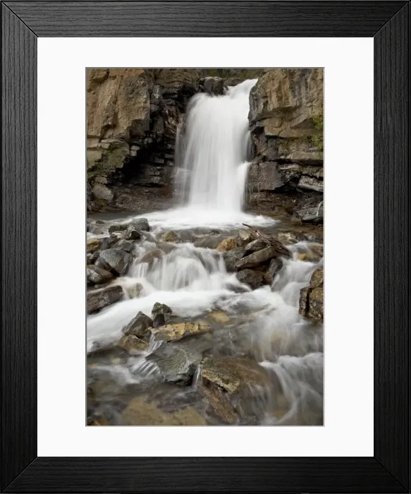 Framed Print : Tangle Falls, Jasper National Park, UNESCO World Heritage Site, Rocky Mountains Framed Print : Tangle Falls, Jasper National Park, UNESCO World Heritage Site, Rocky Mountains