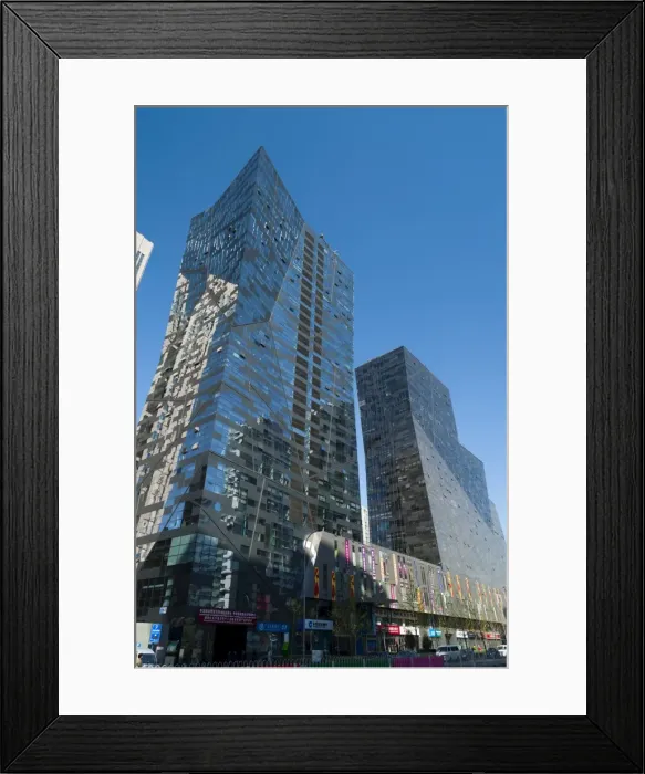 Framed Print : SOHO Shangdu complex, based on fractals, by LAB Architecture Studio, built in 2007 Framed Print : SOHO Shangdu complex, based on fractals, by LAB Architecture Studio, built in 2007