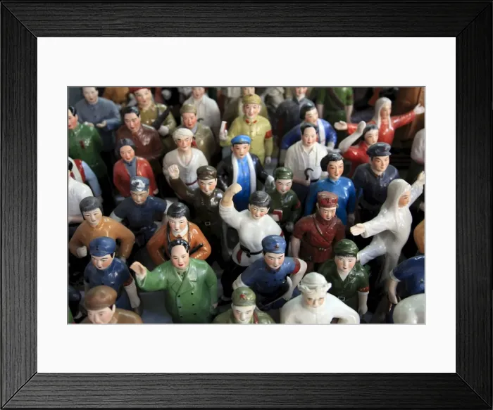 Framed Print : Cultural Revolution kitsch, Cat Street Market, Upper Lascar Row, Hong Kong, China, Asia Framed Print : Cultural Revolution kitsch, Cat Street Market, Upper Lascar Row, Hong Kong, China, Asia
