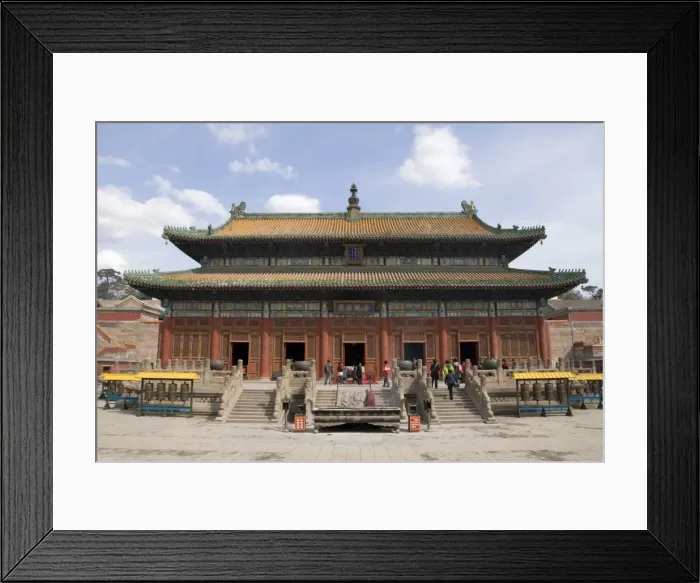 Framed Print : The Mahavira Hall (Da Xiong Bao Dian), Puning Temple, UNESCO World Heritage Site Framed Print : The Mahavira Hall (Da Xiong Bao Dian), Puning Temple, UNESCO World Heritage Site
