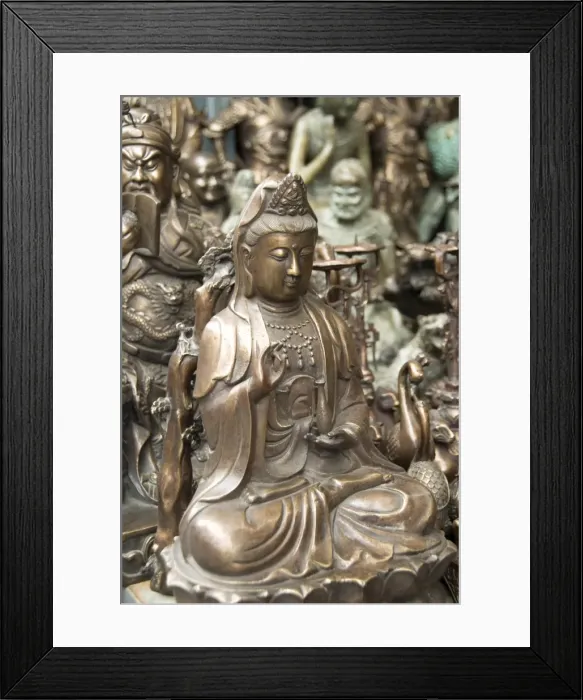 Framed Print : Antiques and crafts for sale, Panjiayuan Market, Beijing, China, Asia Framed Print : Antiques and crafts for sale, Panjiayuan Market, Beijing, China, Asia