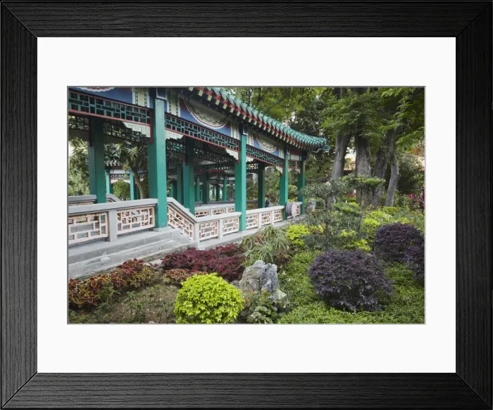 Framed Print : Gardens of Sik Sik Yuen Temple, Wong Tai Sin, Kowloon, Hong Kong, China, Asia Framed Print : Gardens of Sik Sik Yuen Temple, Wong Tai Sin, Kowloon, Hong Kong, China, Asia