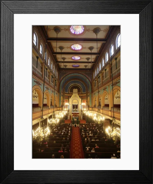 Framed Print : Nazareth Synagogue, Paris, France, Europe Framed Print : Nazareth Synagogue, Paris, France, Europe