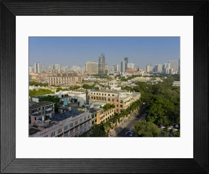 Framed Print : Shamian Island cityscape, Guangzhou, Guangdong, China, Asia Framed Print : Shamian Island cityscape, Guangzhou, Guangdong, China, Asia